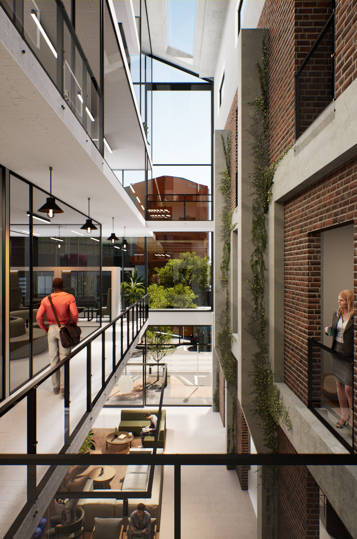 Light filled atrium